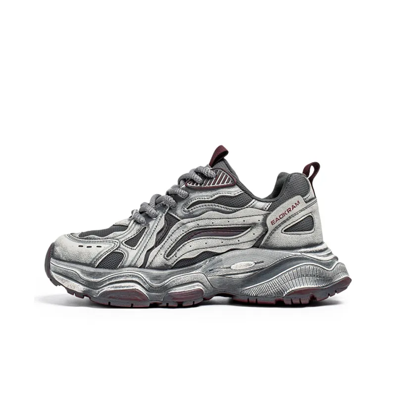 HACKBUTEER Low Top Chunky Sneakers Men's Box Included-1