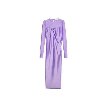 SportMax Long Sleeved Dresses Women's Purple