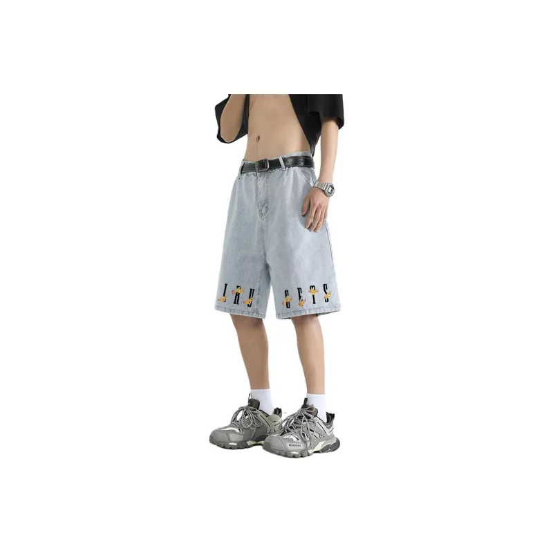 Colorful Creations Denim Shorts Unisex-3