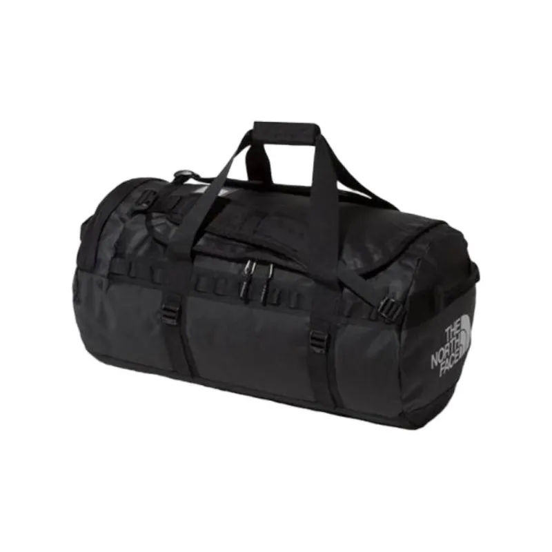 THE NORTH FACE Recycled Polyester Portable Double Shoulder Travel Bag 65L Unisex Black-0
