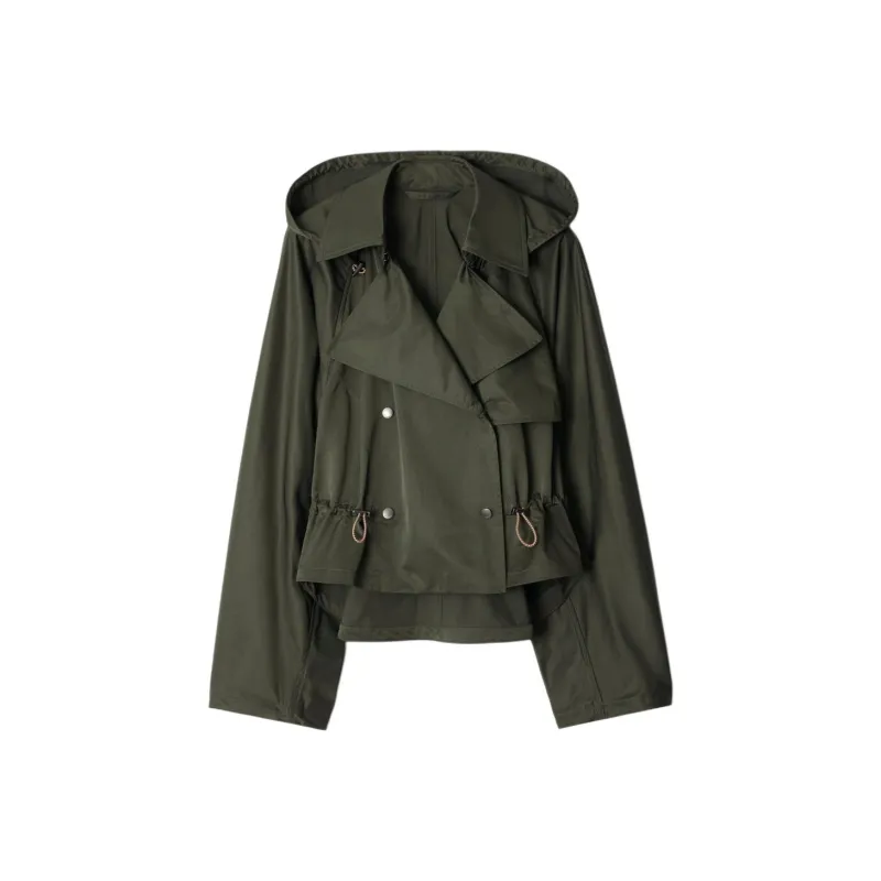 Burberry SS25 Trench Coat Women's Green-0