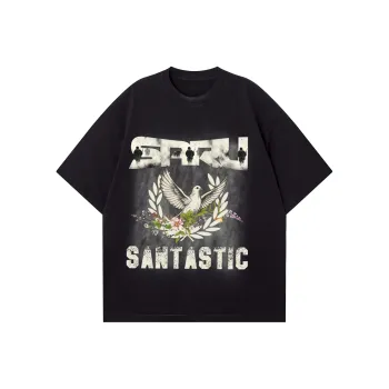 SANTASTIC T Shirts Unisex Black