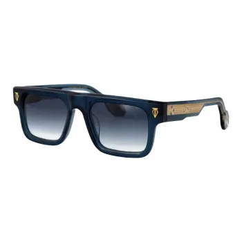 T Henri Acetate Square Sunglasses Women's Marine Blue
