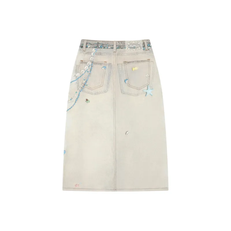 MostwantedLab Denim Long Skirt Women's-1