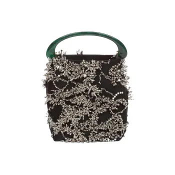 DRIES VAN NOTEN Leather Shoulder Bag, Crossbody Bag, Handbag Women's Black