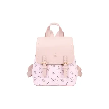 BLAKE FLEETO PU Backpack Women's Cherry Blossom Pink/Coffee Brown