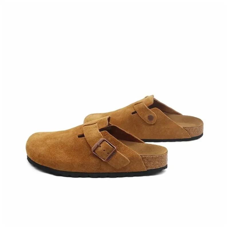 OAOQ Quiet Abrasion Resistant Slip Resistant Closed Toe Slippers Unisex-13