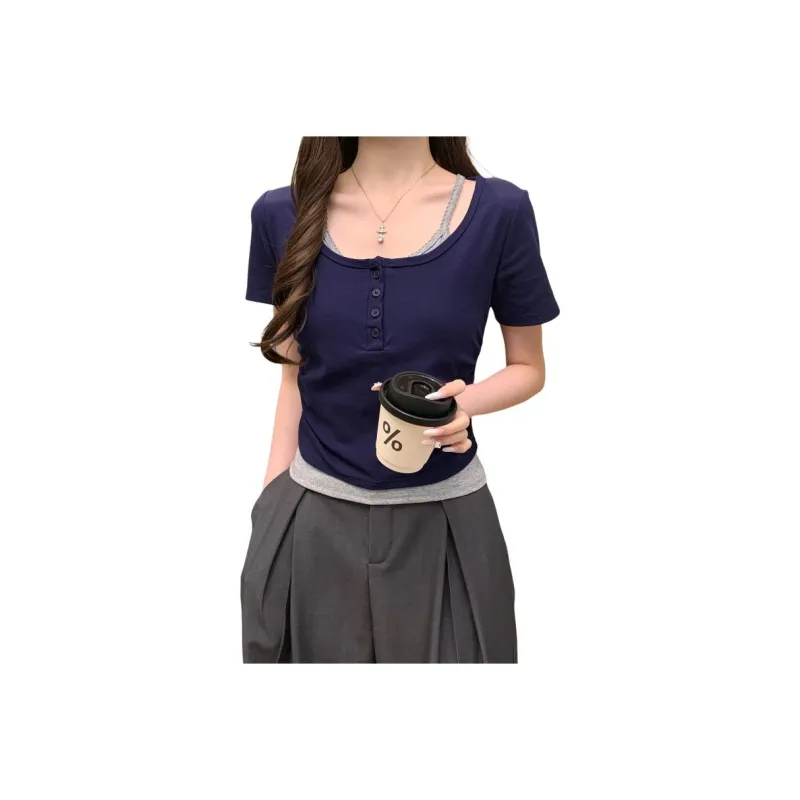 Mu Xiao Xin Regular T Shirt Women's-6