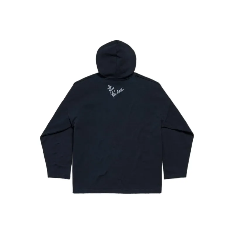 Balenciaga Sweatshirt Loose Fit Unisex Blue-1