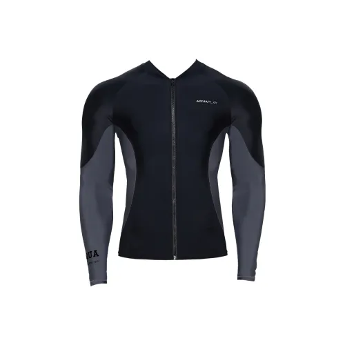 AQUAPLAY Diving Wetsuit Men's Black Gray
