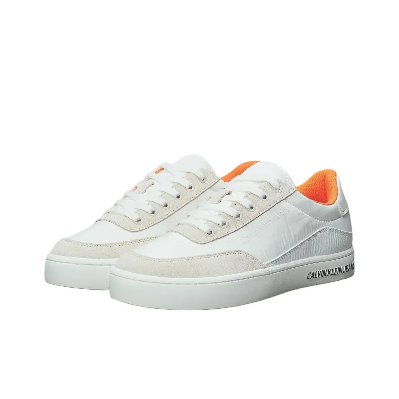 CKJ CALVIN KLEIN JEANS Low Top Skateboard Shoes Men's White-2