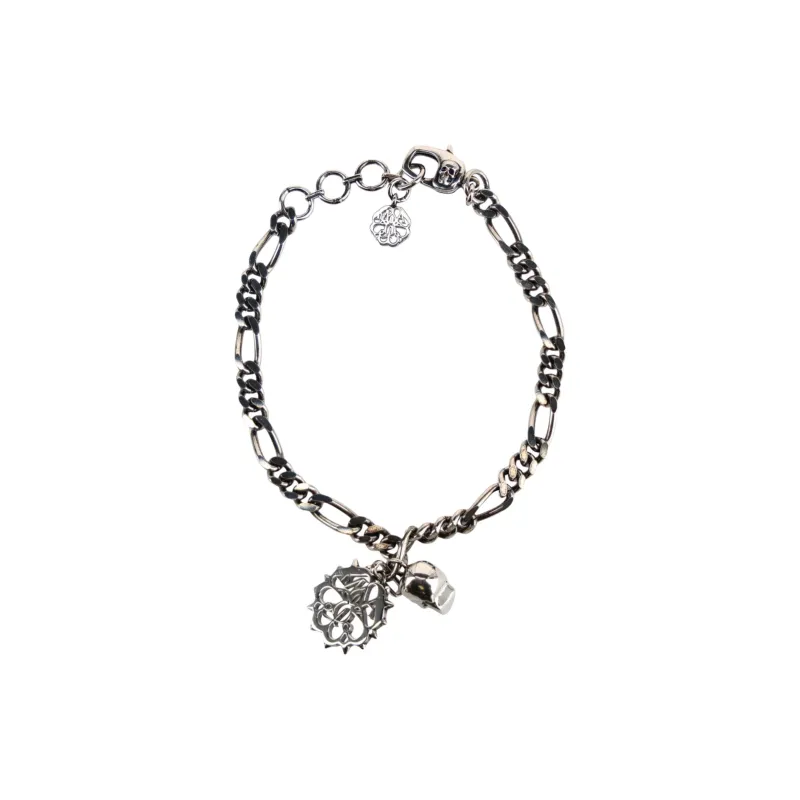 Alexander McQueen Studded Seal And Skull Bracelet-2