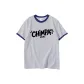 White Gray Navy Blue Edge