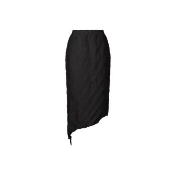 ISSEY MIYAKE Casual Long Skirt Women's Black