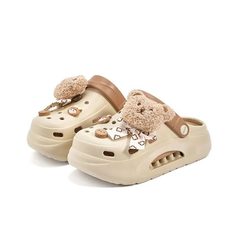 DAPHNE Clogs Women's Khaki Brown-1