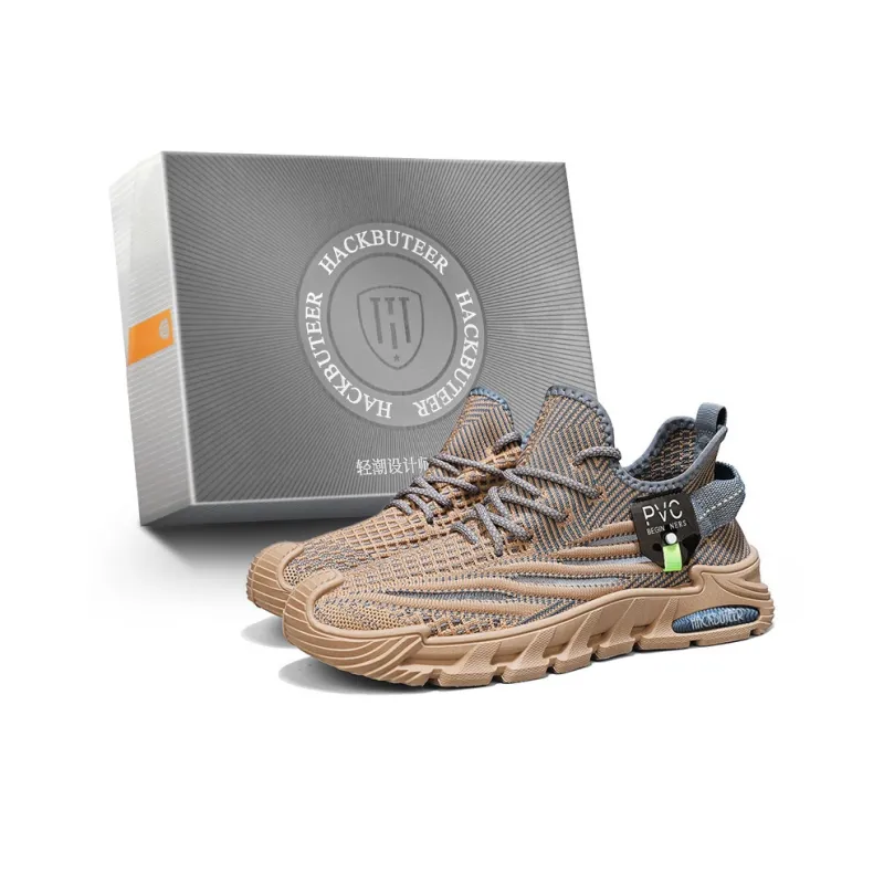HACKBUTEER Low Top Casual Shoes Men's Box Included-4