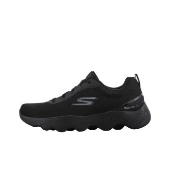 Skechers Go Walk Massage Fit Low Top Running Shoes Men's Black