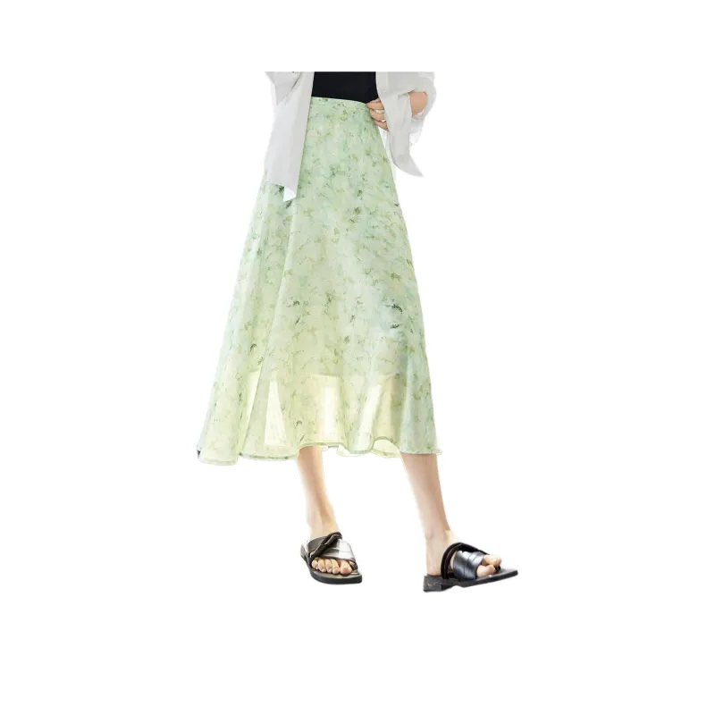 DIALOGUE Casual Long Skirt Women's-2