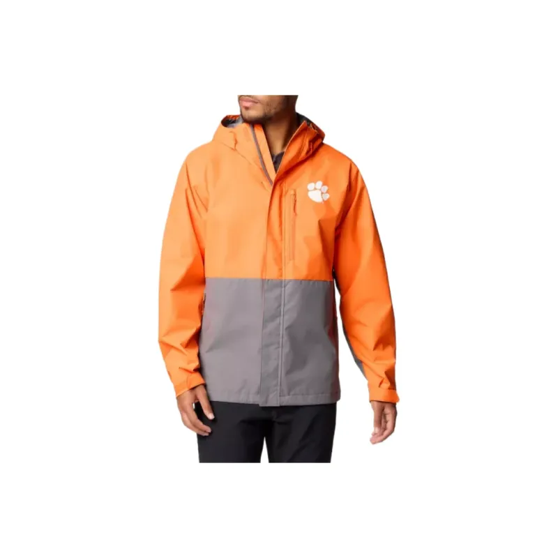 Columbia Jacket Men's Orange Gray-0