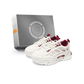 HACKBUTEER Low Top Chunky Sneakers Men's Box Included