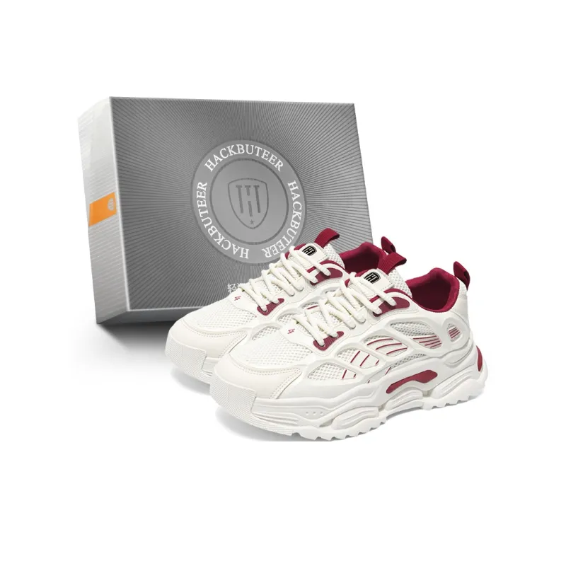 HACKBUTEER Low Top Chunky Sneakers Men's Box Included-0