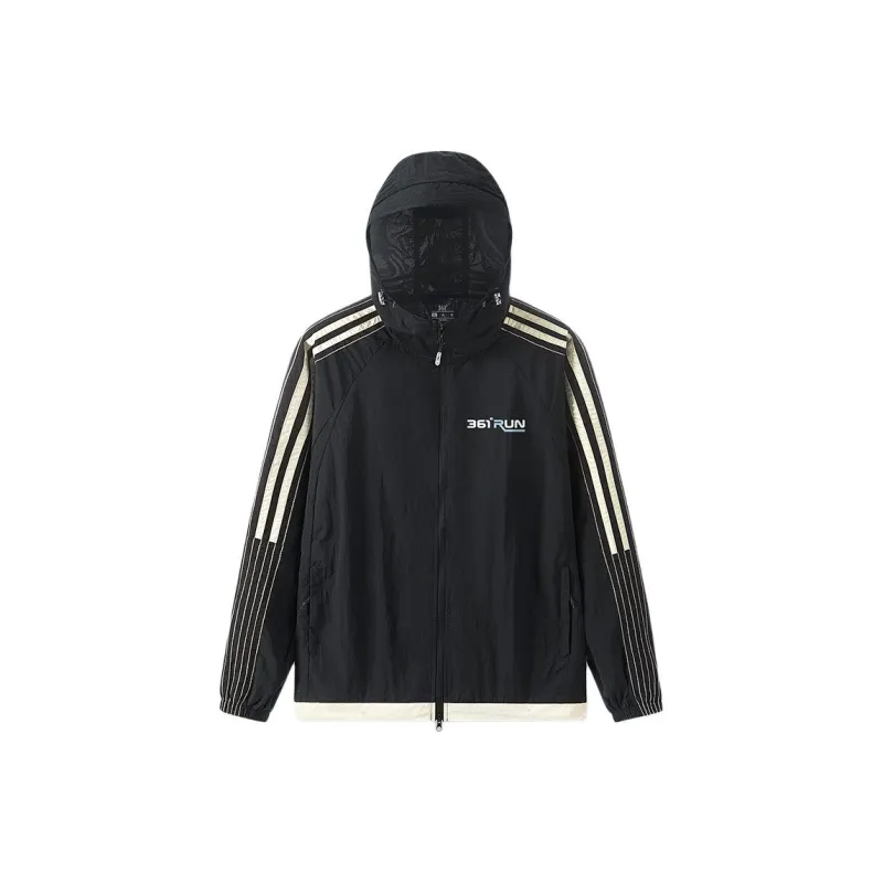 361° Breathable UV Protection Sun Protection Clothing Unisex Super Black-0