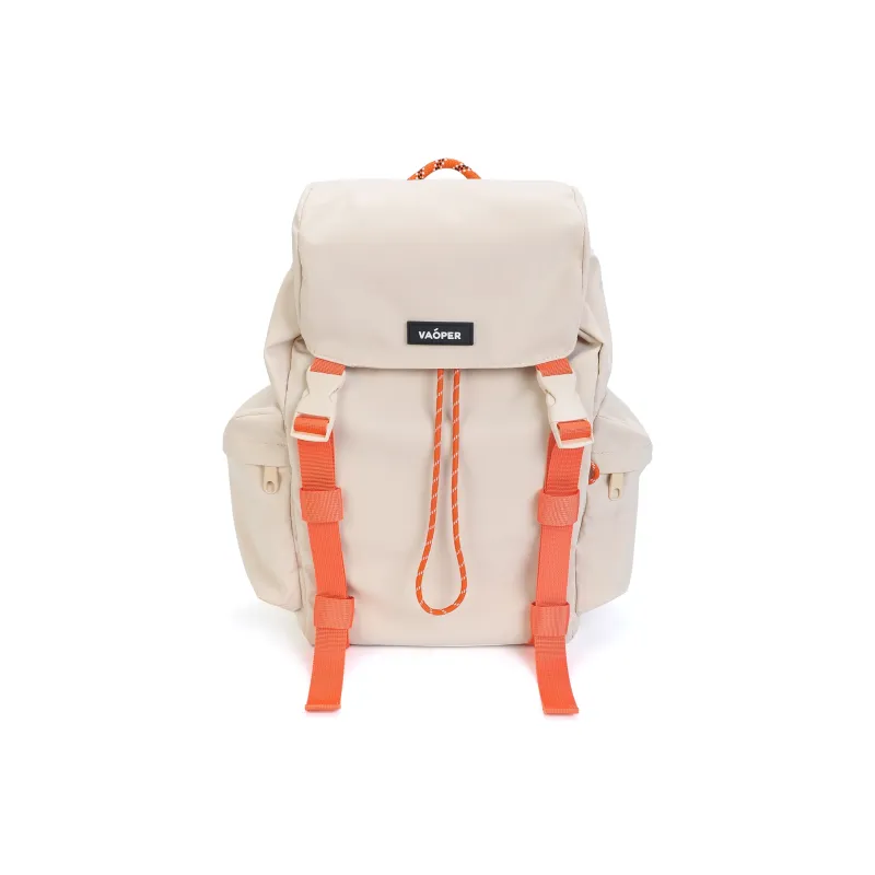 VAOPER Polyester Backpack Unisex Starry Black/Custard-3