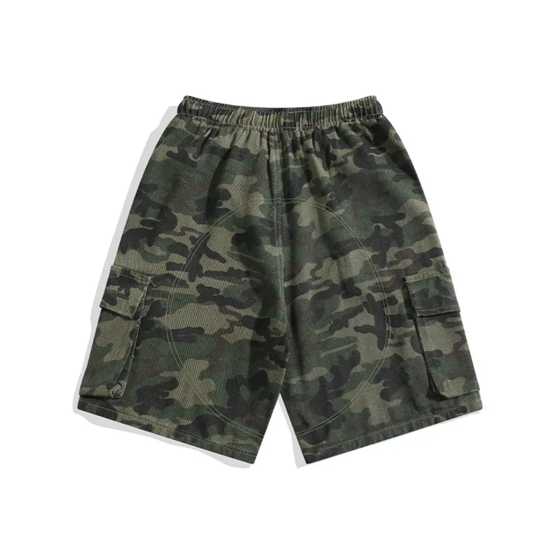 WARNING LIGHT Denim Shorts Unisex-1