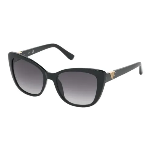 GUESS Cat Eye Sunglasses Women's Black
