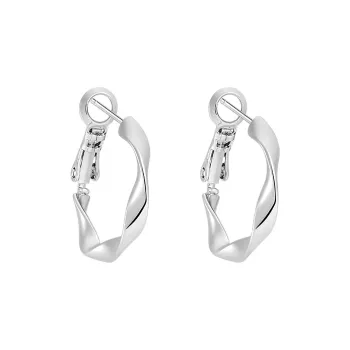 SHINE S925 Silver Needle Copper Earrings Women's