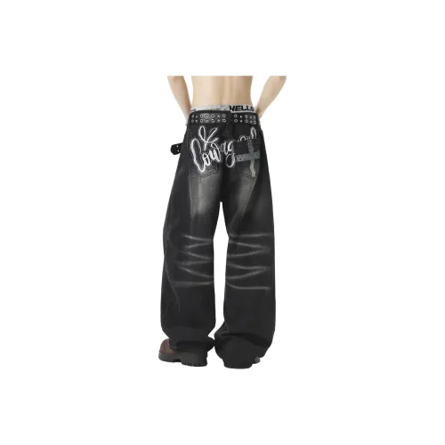 TELENT Jeans Unisex Black