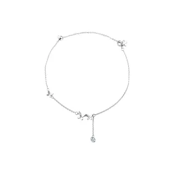 VASO S925 Silver Anklets Women's
