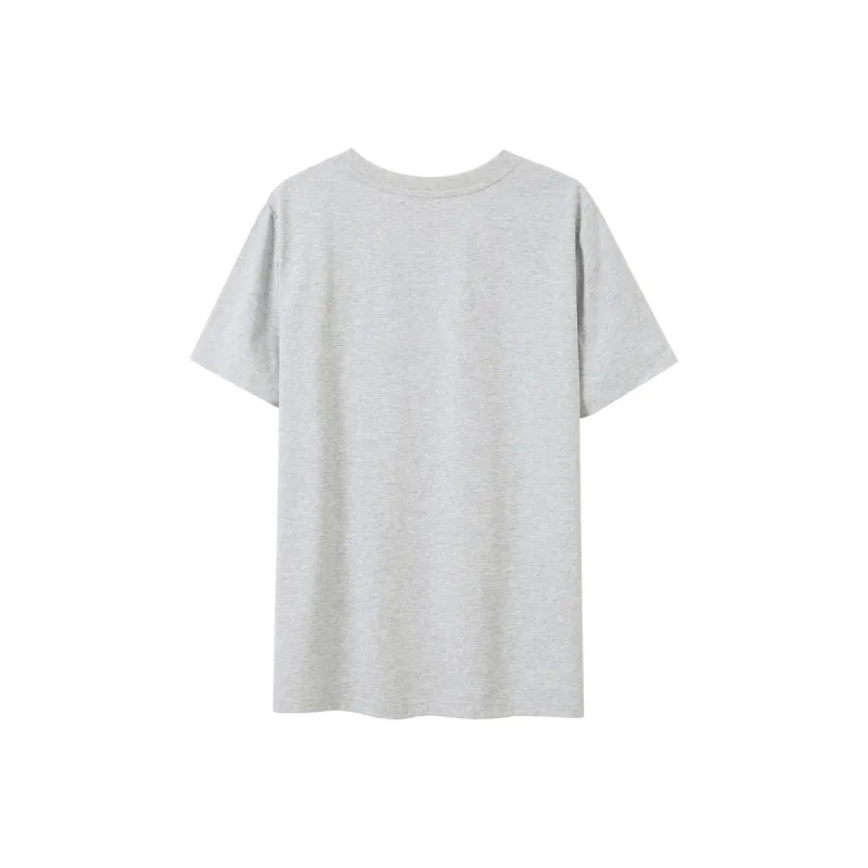 3COLOUR T Shirts Women's Heather Gray-1