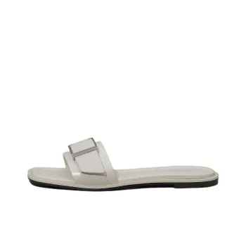 CALVIN KLEIN Slide Slippers Women's White