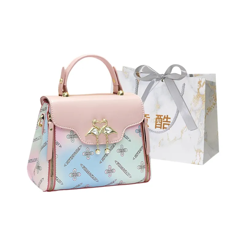 Cool PU Handbag Women's Multicolor-2