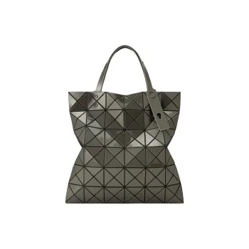 ISSEY MIYAKE PVC Tote Bag, Shopping Bag, Handbag Women's Charcoal