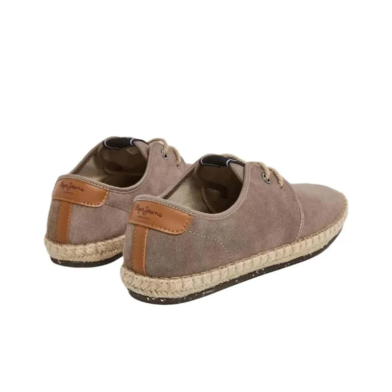 Pepe Jeans Tourist Classic Abrasion Resistant Low Top Canvas Shoes Men's Brown-2