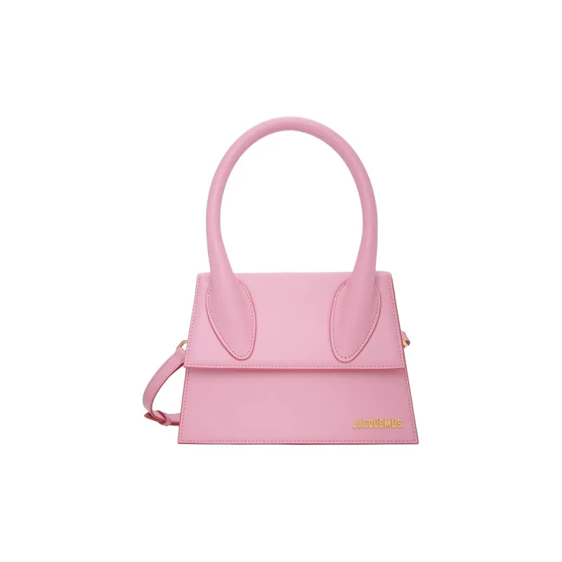 Jacquemus Leather Handbag Women's Light Pink-0