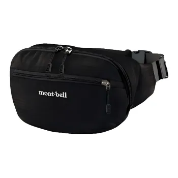 MONTBELL Nylon Crossbody Fanny Pack Tubas Unisex Black