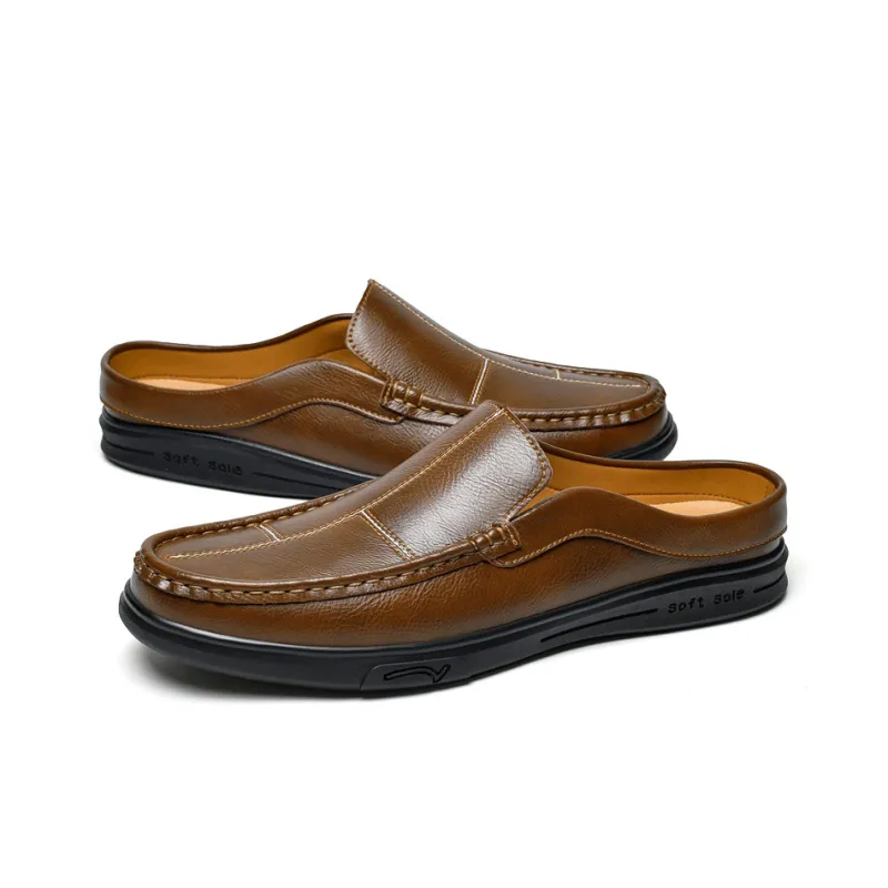 Abango Rubber Sole Slip Resistant Closed Toe Slippers Men's-9