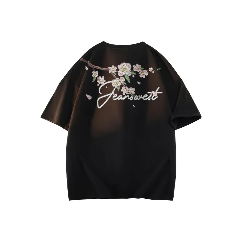 JEANSWEST Short Sleeved T Shirts Unisex-5