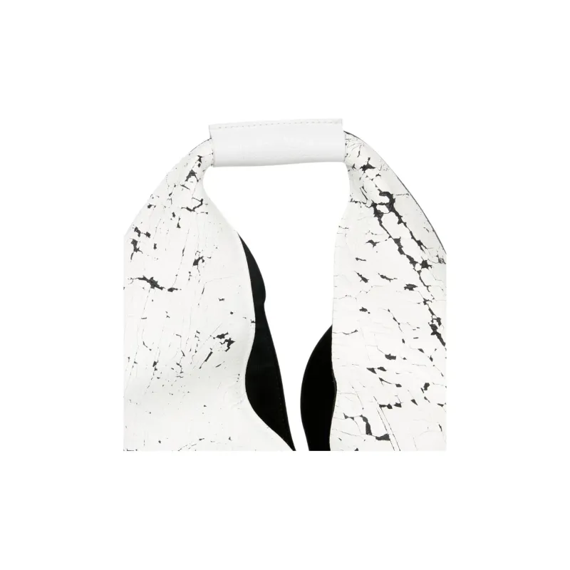 MM6 Maison Margiela Calfskin Handbag Women's White-3