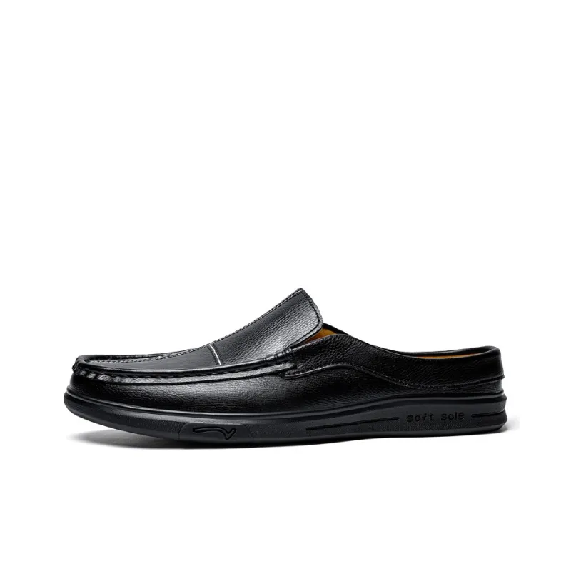 Abango Rubber Sole Slip Resistant Closed Toe Slippers Men's-0