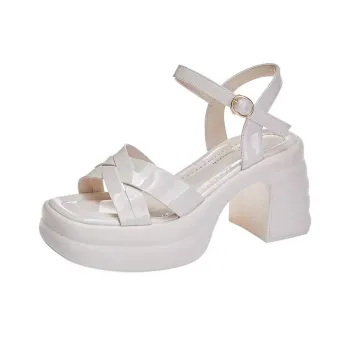 Zomila One Strap Sandals Women's Ecru