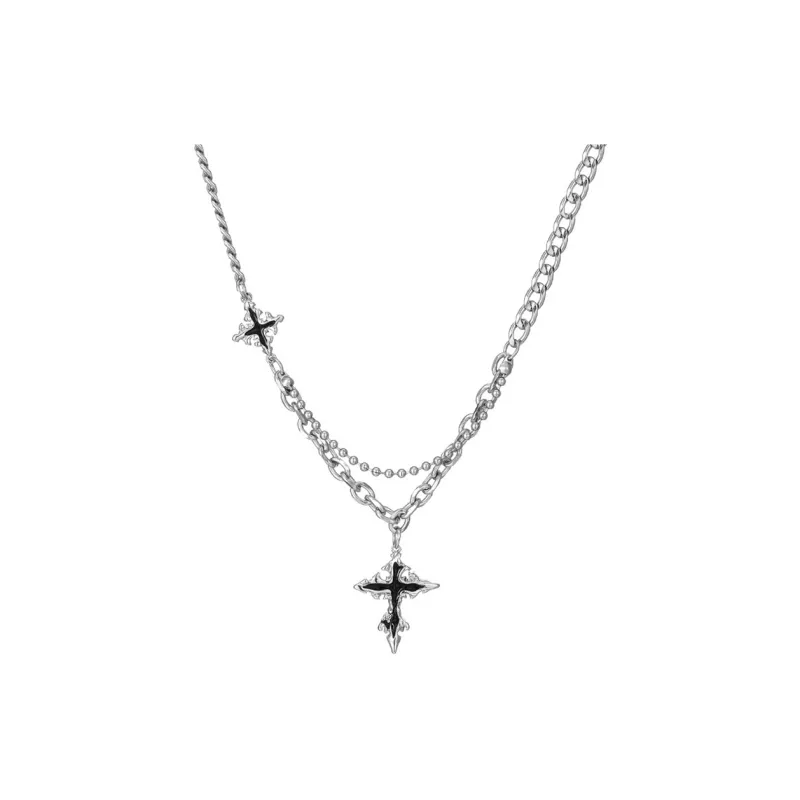 Asia Star Alloy Necklaces Men's-0