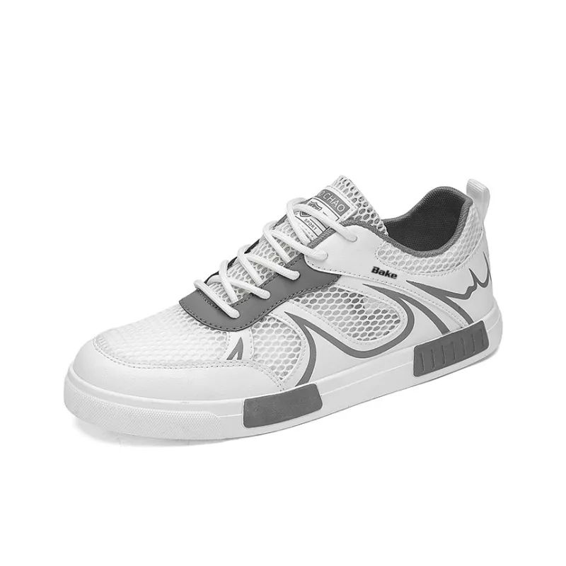 BAKE Slip Resistant, Abrasion Resistant, Breathable Low Top Skateboard Shoes Men's-0
