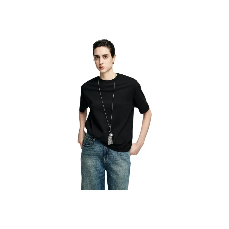 CHUMIAN Regular T Shirt Women's-0