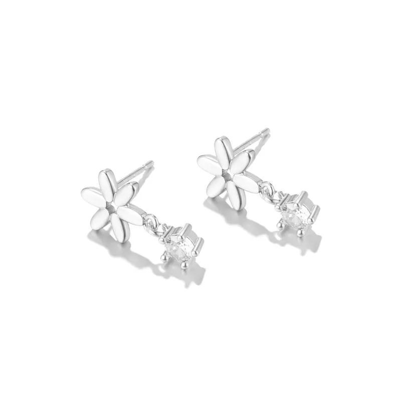 Clect Synthetic Cubic Zirconia Earrings Women's-1