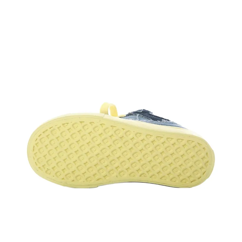 Ordifen Low Top Skateboard Shoes Women's Denim Blue-4