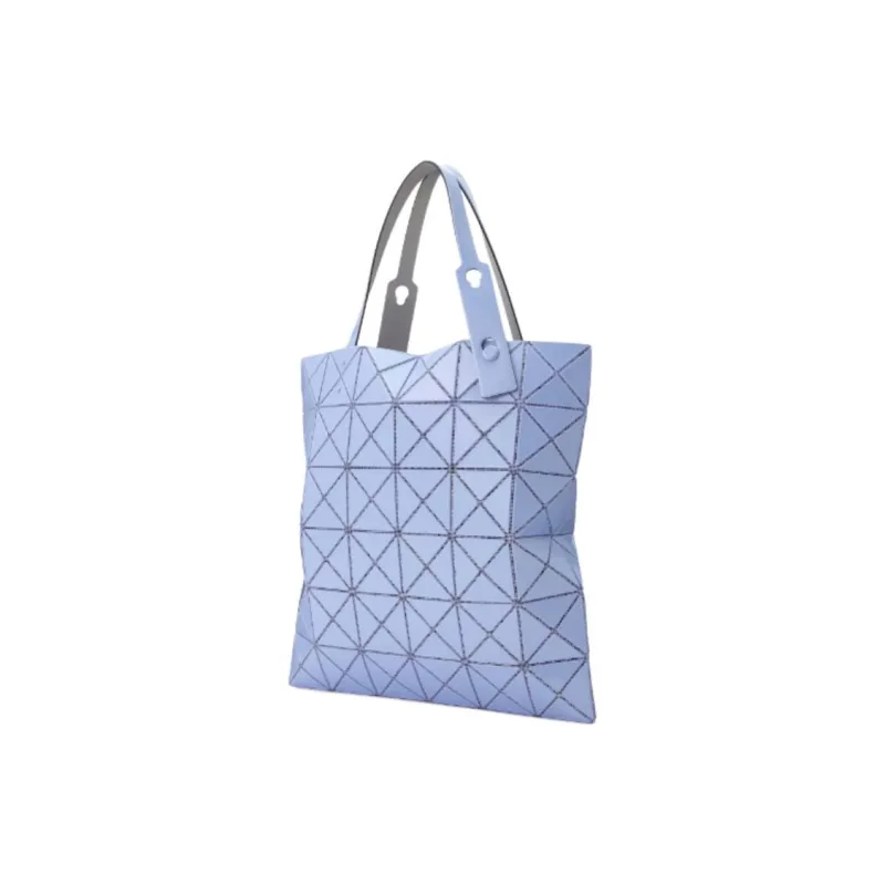 ISSEY MIYAKE PVC Tote Bag, Shopping Bag, One Shoulder Handbag Women's Light Blue-1